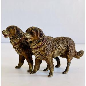 Pair Of Saint Bernards - Nuremberg Lead 